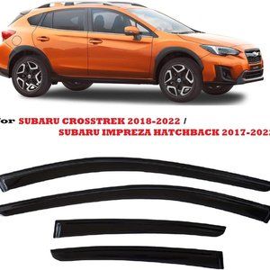 Rain Guards For Subaru Crosstrek 2018 2019 2020 2021 2022